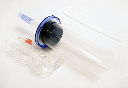 Picture of CT Single Syringe Kit Genus 200 mL Syringe, 60" Coil Tube, Quick Fill Tube -- Optivantage / CT 9000 Injectors For Mallinckrodt Liebel-Flarshiem CT 9000™, CT 9000™ ADV, and Optivantage™ Injectors128-200101