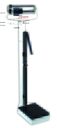 Picture of Column Scale with Height Rod Detecto® Balance Beam Display 400 lbs. Capacity White Analog439