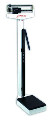 Picture of Column Scale with Height Rod Detecto® Balance Beam Display 400 lbs. Capacity White Analog439