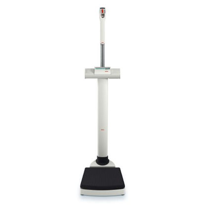 Picture of Column Scale with Height Rod seca® 703 Digital Display 660 lbs. / 300 kg Capacity White AC Adapter / Battery Operated7031321997