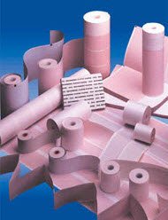 Picture of Diagnostic Recording Paper Cardiofax® S Thermal Paper 109 mm X 92 Sheets Z-Fold Red GridPA9000Z