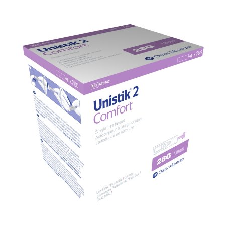 Picture of Lancet Unistik® Normal Flow Lancet Needle 1.8 mm Depth 28 GaugeAT 0747