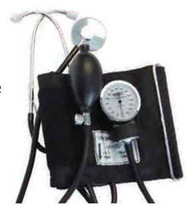 Picture of Aneroid Sphygmomanometer Combo Kit At Home Blood Pressue Kit Adult Size Cotton Cuff240
