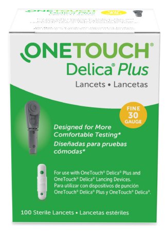 Picture of Lancet OneTouch® Fine Lancet Needle Multiple Depth Settings 30 Gauge Twist Top Activation024011