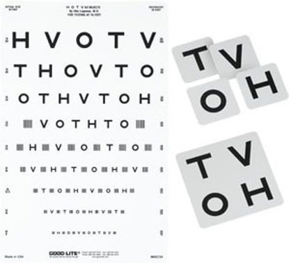 Picture of Eye Chart Good-Lite® 10 Foot Measurement Acuity Test600724