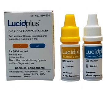 Picture of Blood Glucose Control Solution Lucidplus™ B-Ketone Testing 2 X 4 mL Level 1 & Level 23150-204