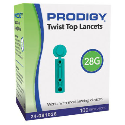 Picture of Lancet Prodigy Safety Lancet Needle 28 Gauge24-081028
