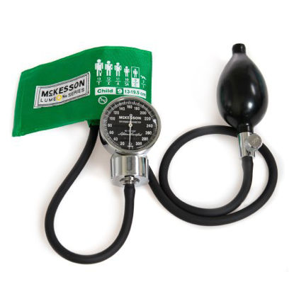 Picture of Aneroid Sphygmomanometer with Cuff McKesson LUMEON™ 2-Tube Pocket Size Hand Held Child Small Cuff01-700-9CGRGM