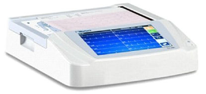 Picture of Resting ECG System McKesson LUMEON™ and Burdick Universal AC: 100 - 240 VAC, 50/60 Hz; Internal Rechargeable Battery Backlit 10.1" High-Resolution Color LCD TouchscreenMLBUR280-81X