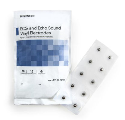Picture of ECG Snap Electrode McKesson Monitoring Non-Radiolucent 100 per Pack87-90-100V