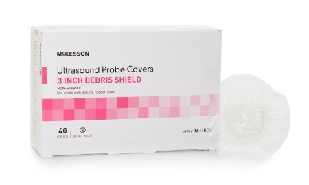 Picture of Ultrasound Probe Cover McKesson 1 X 8 Inch Polyurethane NonSterile For use with Ultrasound Probe16-1006