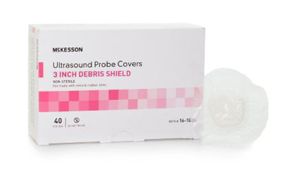 Picture of Ultrasound Probe Cover McKesson 1 X 8 Inch Polyurethane NonSterile For use with Ultrasound Probe16-1006