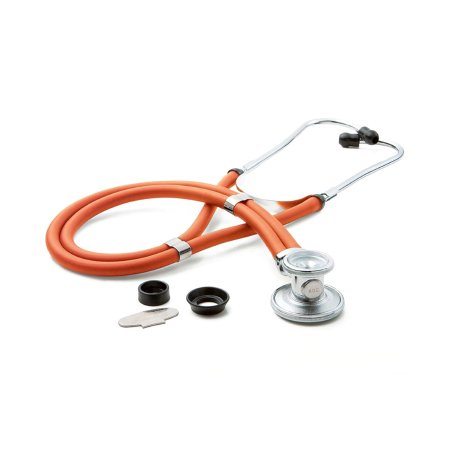 Picture of Sprague Stethoscope McKesson Orange 2-Tube 22 Inch Tube Double-Sided Chestpiece641NOMM