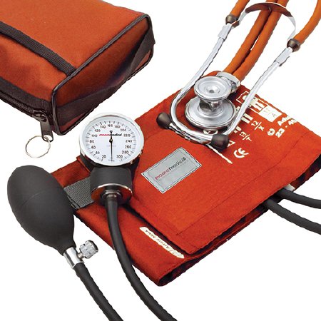 Picture of Aneroid Sphygmomanometer Combo Kit Combo Kit Size 11 Nylon Cuff 22 Inch Stethoscope Tube Sprague Rappaport Stethoscope768-641-11AORMM