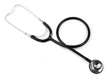 Picture of Classic Stethoscope BASIC Black 1-Tube 22 Inch Tube Double-Sided Chestpiece01-670HBKGM