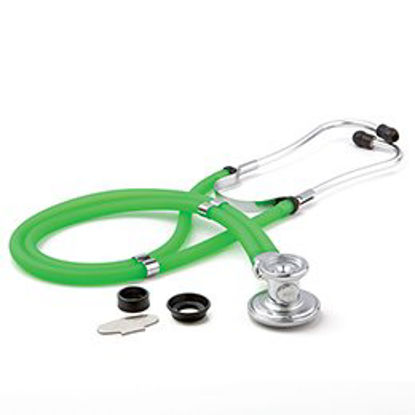 Picture of Sprague Stethoscope McKesson Green 2-Tube 22 Inch Tube Double-Sided Chestpiece641NGRMM