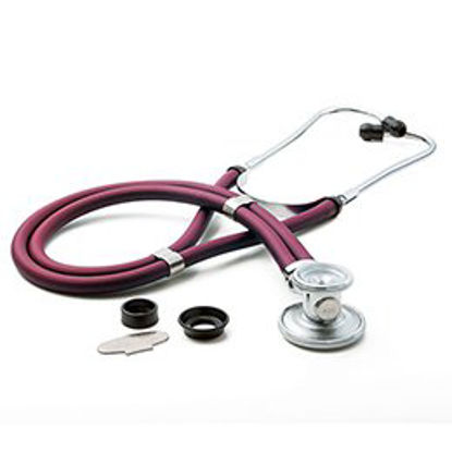 Picture of Sprague Stethoscope McKesson Pink 2-Tube 22 Inch Tube Double-Sided Chestpiece641MMM