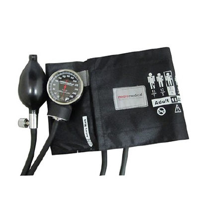 Picture of Aneroid Sphygmomanometer with Cuff McKesson Premium 2-Tube Pocket Size Hand Held Adult Large Cuff768-11ABKMM