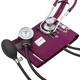Picture of Aneroid Sphygmomanometer Combo Kit Combo Kit Size 11 Nylon Cuff 22 Inch Stethoscope Tube Sprague Rappaport Stethoscope768-641-11AMMM