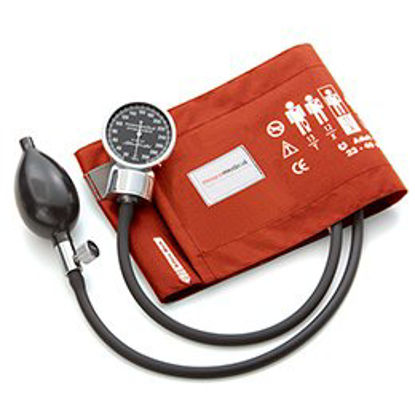 Picture of Aneroid Sphygmomanometer with Cuff McKesson Deluxe 2-Tube Pocket Size Hand Held Adult Large Cuff720-11AORMM