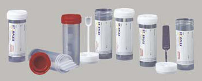 Picture of Pinworm Container Starplex® Polypropylene 30 mL (1 oz.) Cap Closure with Pinworm Paddle Patient Information Sterile14375435