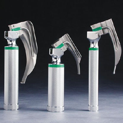 Picture of Laryngoscope Handle McKesson Greenline FiberOptic Stubby Handle4066FMM