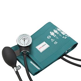 Picture of Aneroid Sphygmomanometer with Cuff McKesson Premium 2-Tube Pocket Size Hand Held Adult Large Cuff768-11ATLMM