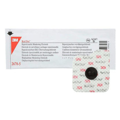 Picture of ECG Snap Electrode 3M™ Red Dot™ Monitoring Radiolucent 5 per Pack2670-5
