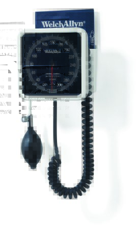 Picture of Aneroid Sphygmomanometer with Cuff Tycos® 2-Tube Wall Mount Adult Large Cuff7670-01CB