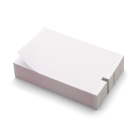 Picture of Diagnostic Recording Paper Welch Allyn® Thermal Paper 114 mm X 70 mm Z-Fold Red Grid406021