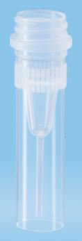 Picture of Microcentrifuge Tube Conical Bottom, Skirted Plain 10.8 X 44 mm 500 µL Without Color Coding Without Closure Polypropylene Tube72.730.003