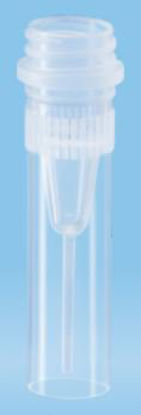 Picture of Microcentrifuge Tube Conical Bottom, Skirted Plain 10.8 X 44 mm 500 µL Without Color Coding Without Closure Polypropylene Tube72.730.003