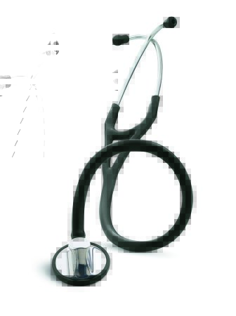 Picture of Cardiology Stethoscope 3M™ Littmann® Master Cardiology™ Black 1-Tube 27 Inch Tube Single Head Chestpiece2160