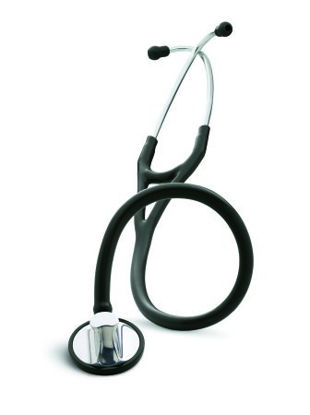 Picture of Cardiology Stethoscope 3M™ Littmann® Master Cardiology™ Black 1-Tube 27 Inch Tube Single Head Chestpiece2160