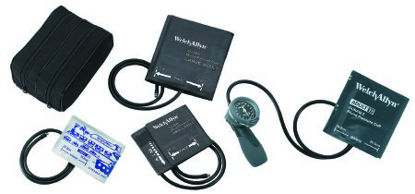 Picture of Aneroid Sphygmomanometer Plus 5 Cuffs DuraShock® 1-Tube Handheld Small Adult / Child Multi Cuff Pack5098-30