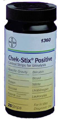 Picture of Urinalysis Control Chek-Stix® 25 Strips Positive10310482