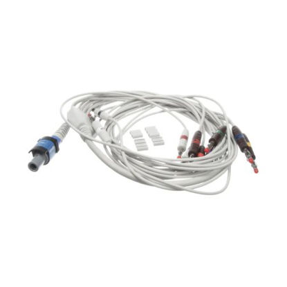 Picture of Cable, ECG Patient Cable, Resting, AHA For use with Pro BananaRE-PC-AHA-BAN
