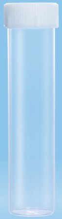 Picture of Test Tube Flat Bottom Plain 30 X 126 mm 60 mL Without Color Coding Screw Cap Polypropylene Tube60.596.001