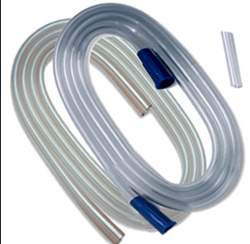 Picture of Suction Connector Tubing Argyle® 6 Foot Length 0.188 Inch ID NonSterile Female / Male Connector Clear Striated OT Surface42050