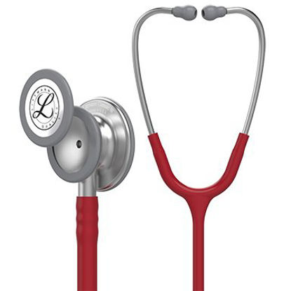 Picture of Classic Stethoscope 3M™ Littmann® Classic II™ Burgundy 1-Tube 27 Inch Tube Double-Sided Chestpiece5627