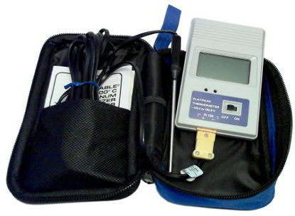 Picture of Ultra-Low Freezer Thermometer with Alarm Thermco® Fahrenheit / Celsius -99.9° to +199.9°C Platinum Probe Multiple Mounting Options Battery OperatedACC410PW