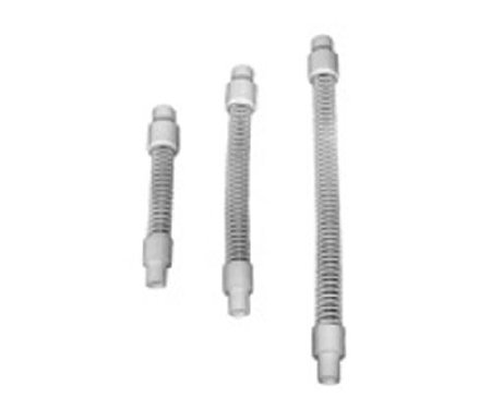 Picture of Ventilator Flex Connector Tubing 6 Inch Length 0.562 Inch ID NonSterile Female / Male Connector Clear Rigid OT Surface Polyester00-436-06