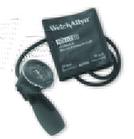 Picture of Aneroid Sphygmomanometer with Cuff Tycos® 1-Tube Handheld Adult Large Cuff5098-02