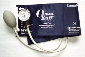 Picture of Blood Pressure Cuff and Bulb Omni-Kuff® Adult Arm Size 12 Cuff 32 - 43 cm Nylon Cuff1602