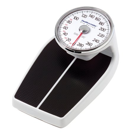 Picture of Floor Scale Health O Meter® Dial Display 400 lbs. Capacity Black / White Analog160LB
