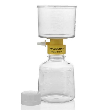 Picture of Filter Unit Nalgene™ Rapid-Flow™ Polystyrene Cover / Surfactant-Free Cellulose Acetate Membranes 500 mL (16 oz.)162-0045