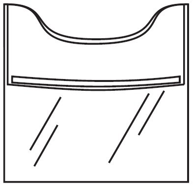 Picture of Collection Drainage Bag BD Visitec® 6-1/4 X 6.75 Inch 250 mL Sterile581005