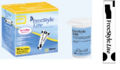 Picture of Blood Glucose Test Strips FreeStyle Lite® 50 Strips per Box Tiny sample size only 0.3 µL For Freestyle Lite ® Monitor System99073070822