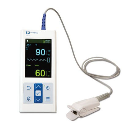 Picture of Handheld Pulse Oximeter Nellcor™ PM10N Battery Operated Audible and Visible AlarmPM10N-NA