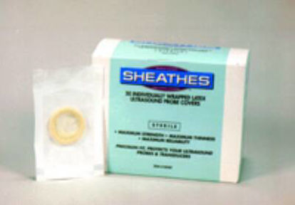 Picture of Ultrasound Probe Cover Sheathes™ 1-1/4 X 8 Inch Latex Sterile For use with Transducer - Vaginal / Rectal10040